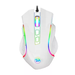 REDRAGON GRIFFIN 7200DPI Gaming Mouse - White