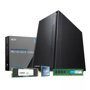 PCBuilder Intel i3-12100 HOME MASTER Windows 11 Desktop PC