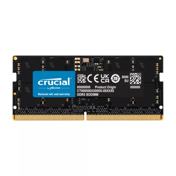 Crucial 8GB 5600MHz DDR5 SODIMM Notebook Memory