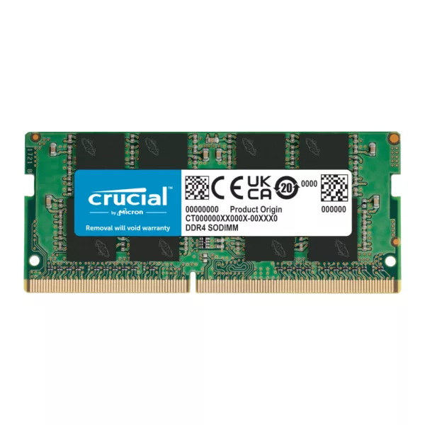 Crucial 16GB DDR4 3200 MHz SO-DIMM Single Ranked Notebook Memory - Tray