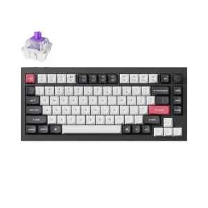 Keychron Q1H-M1 QMK Wireless Custom Keyboard - Black