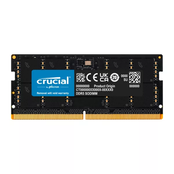 Crucial 64GB 5600MHz DDR5 SODIMM Notebook Memory