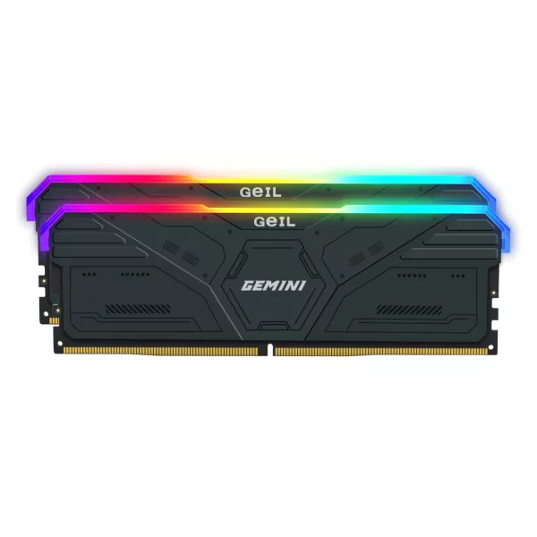Geil Gemini RGB 32GB KIT(2X16GB) 6000MHz DDR5 Desktop Gaming Memory - Grey