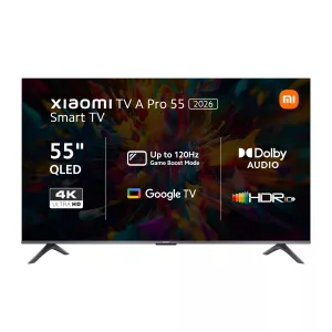 Xiaomi A Pro 55" QLED 4K Smart TV (HDR10+, Google TV, Dolby Audio, 60Hz)