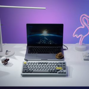 Keychron Q1 75% Red G Pro Switches Aluminium RGB Wired Keyboard - Grey - Image 5