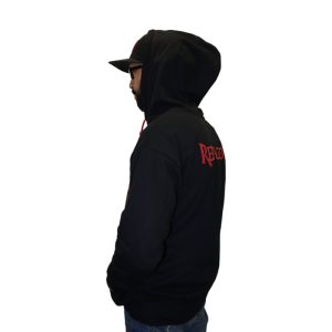 REDRAGON HOODIE WITH FRONT and BACK LOGO - BLACK - XLARGE - Image 4