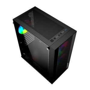 Raidmax V1000TBS ATX | Micro-ATX | Mini-ITX ARGB Mid-Tower Gaming Chassis - Black - Image 8